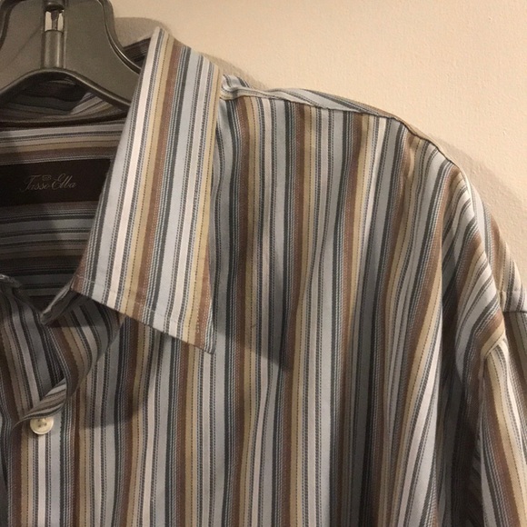 Tasso Elba striped shirt - Picture 2 of 7